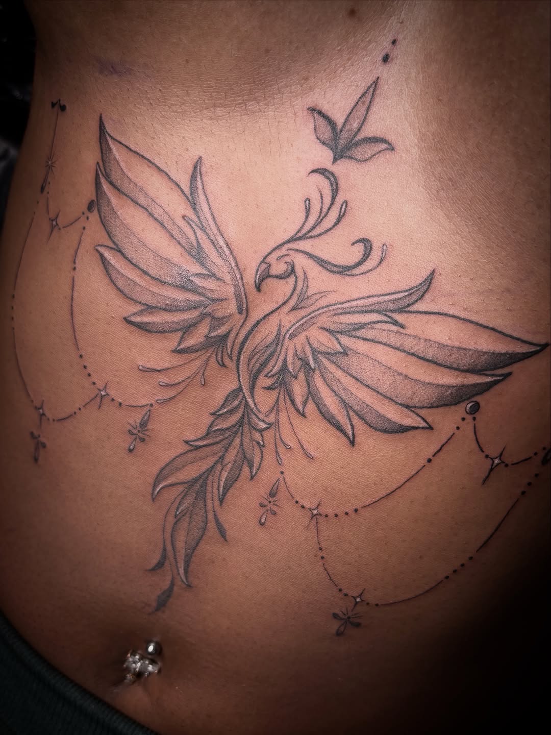 Tattoo by @inkby.lee โ fine_line, black_and_grey