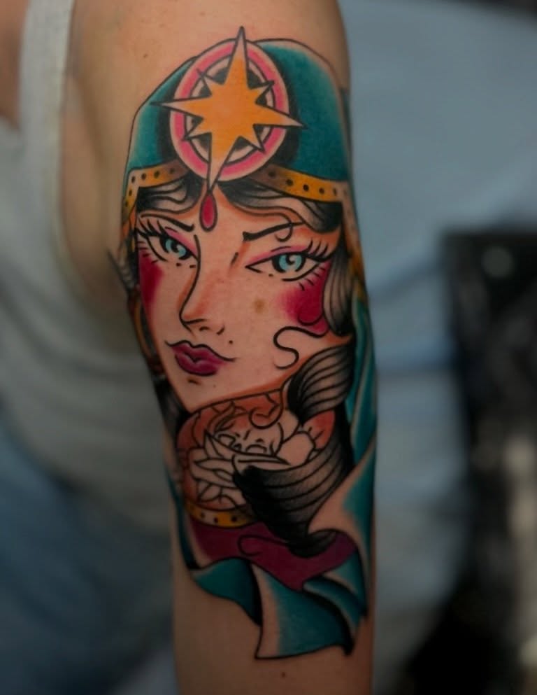 Tattoo by @firecrackertats — american_traditional