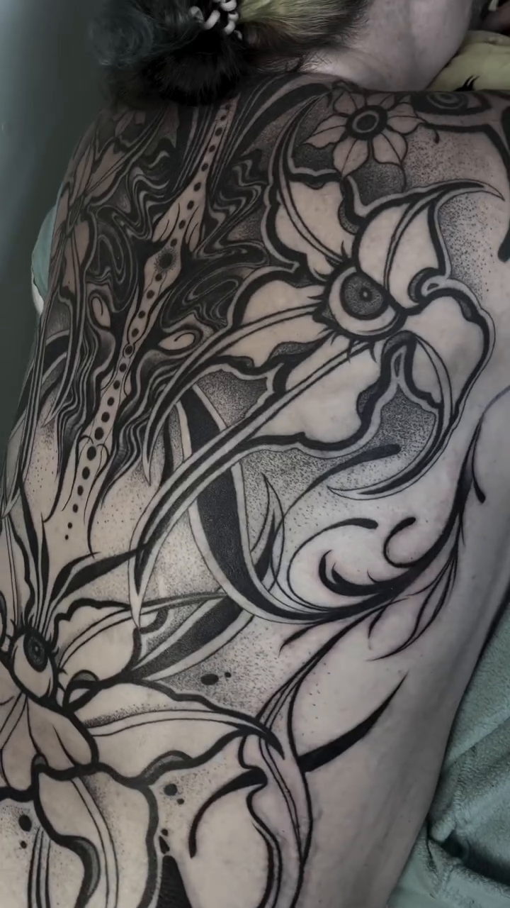 Tattoo by @hailyourself_ — illustrative, black_and_grey