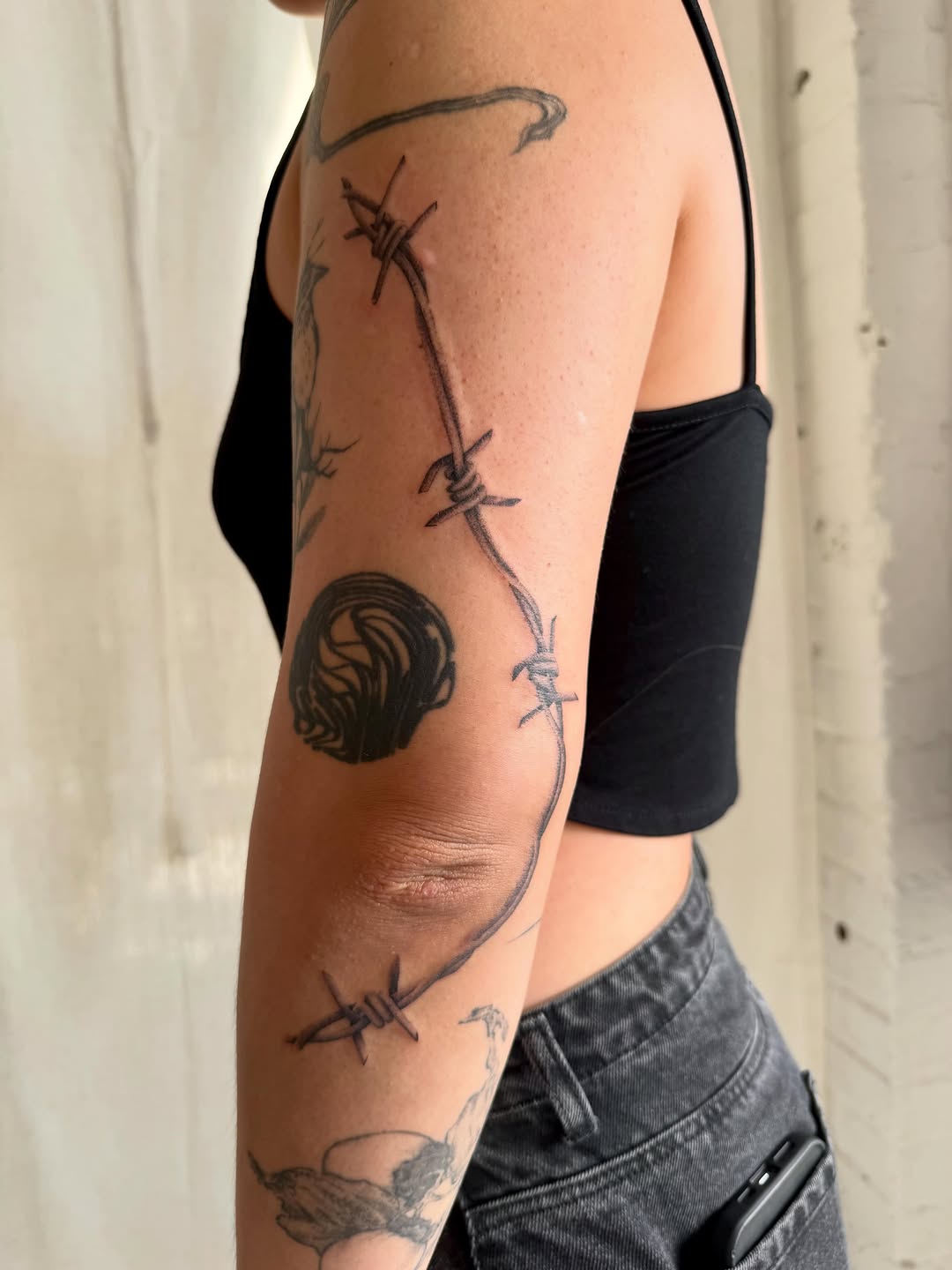 Tattoo by @el_kenny_ — illustrative, black_and_grey
