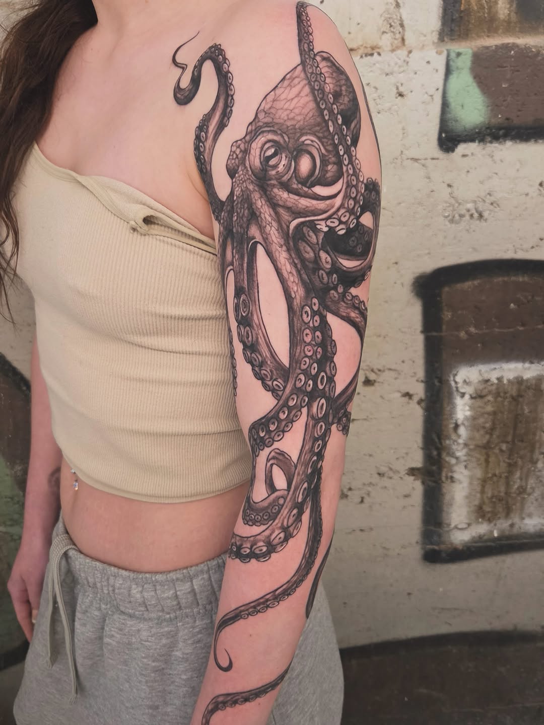Tattoo by @hutch_tat β realism, black_and_grey