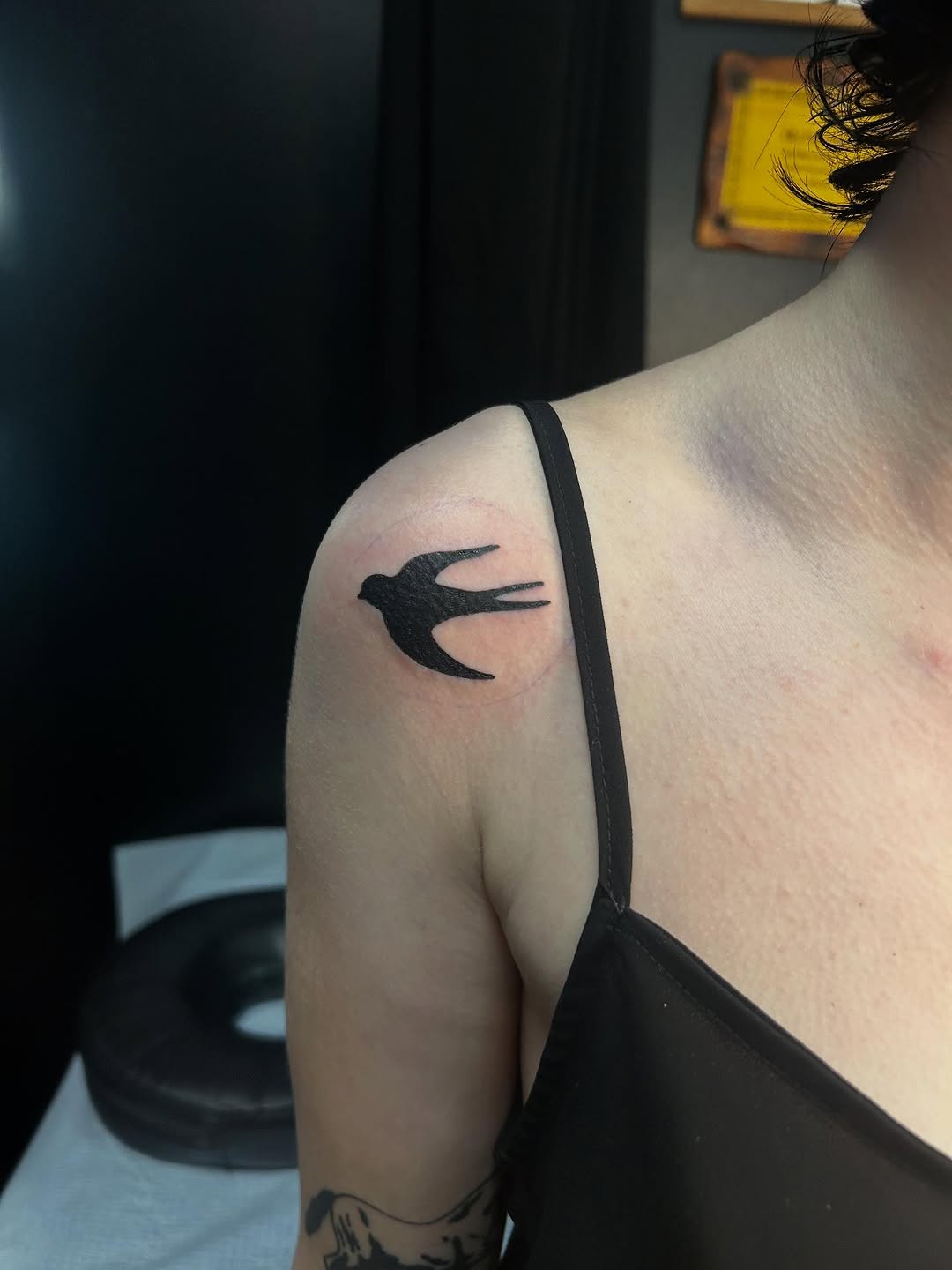 Tattoo by @lilbit.tat โ blackwork, minimalist