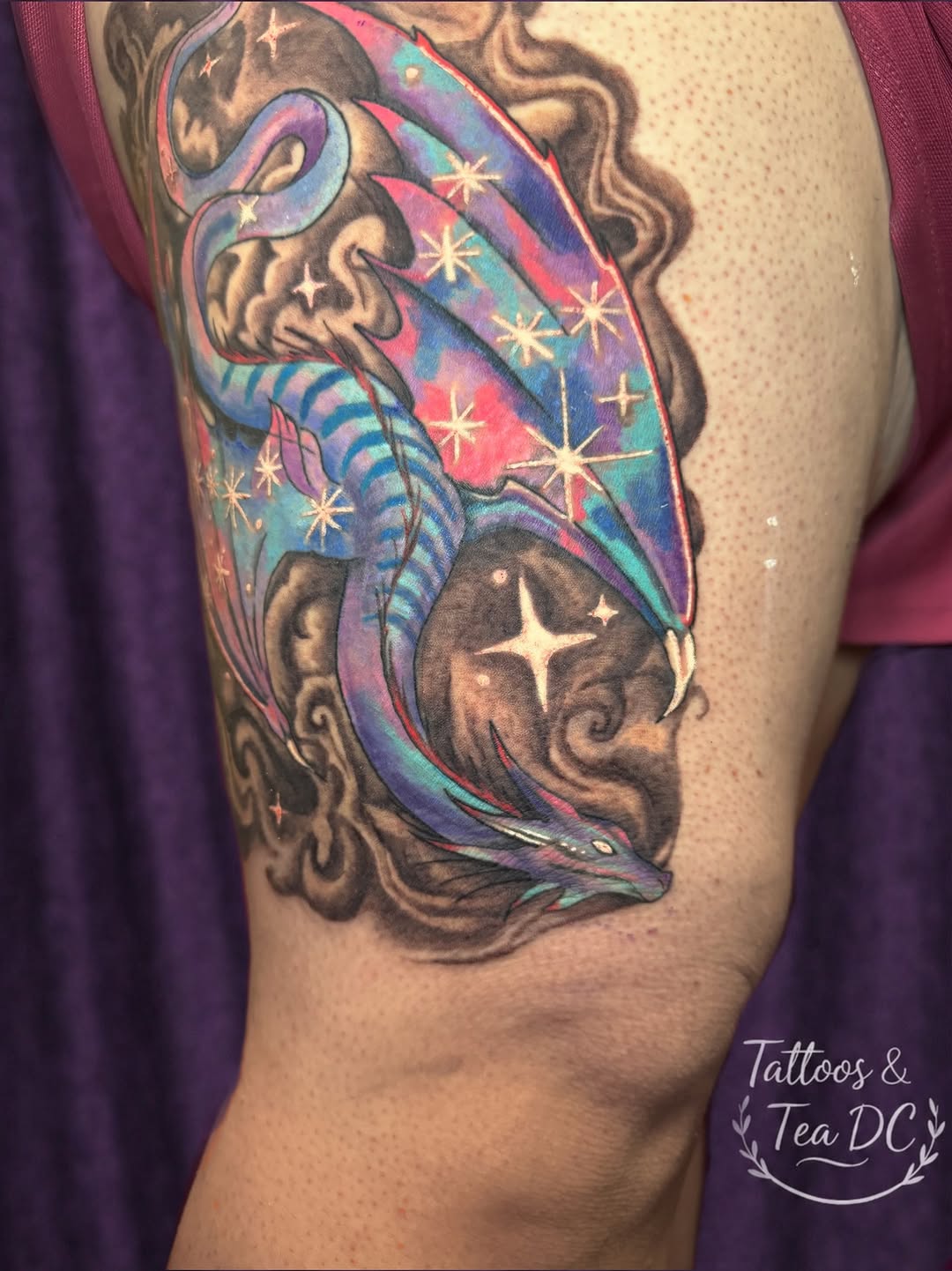 Tattoo by @tattoosandteadc — illustrative, new_school