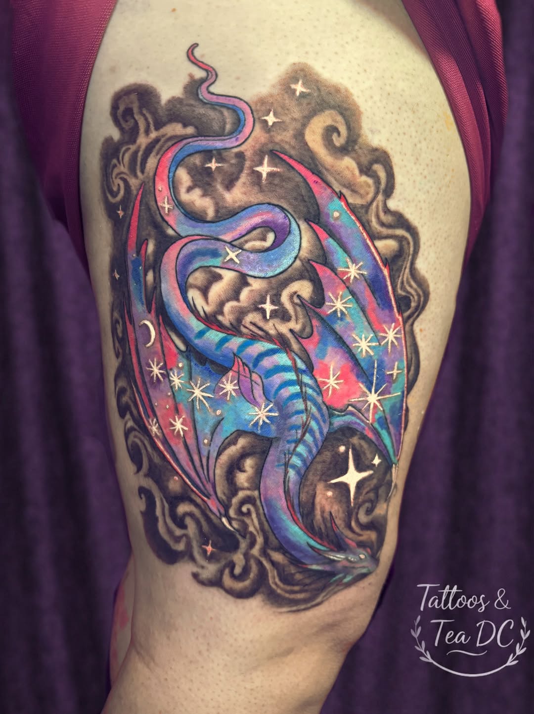 Tattoo by @tattoosandteadc — illustrative, new_school