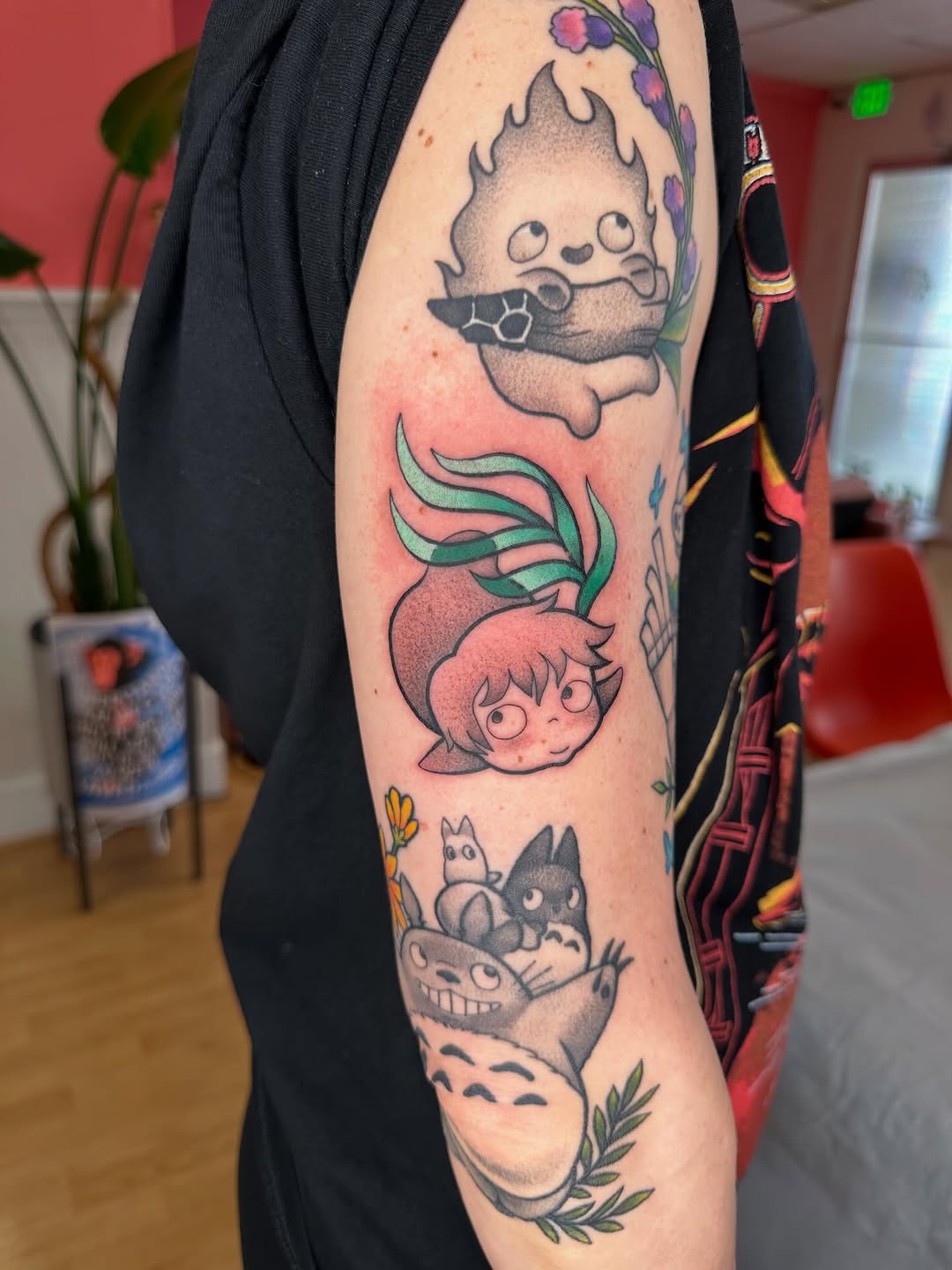 Tattoo by @mandyfostertattoos — illustrative, anime