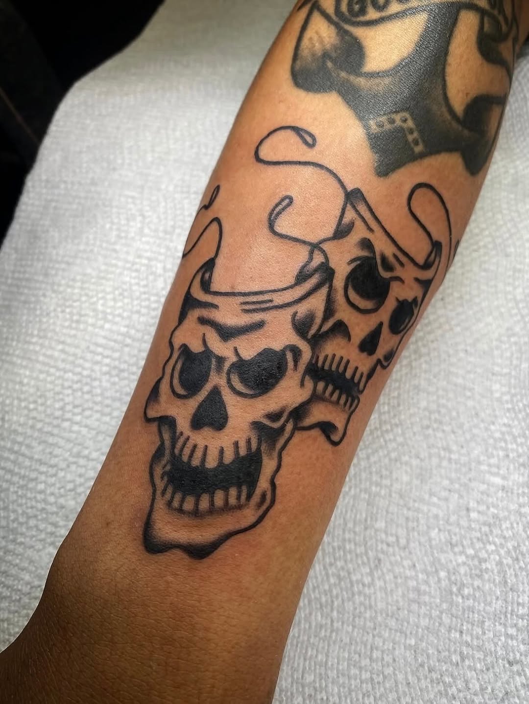 Tattoo by @rubber_band_dan — american_traditional, illustrative