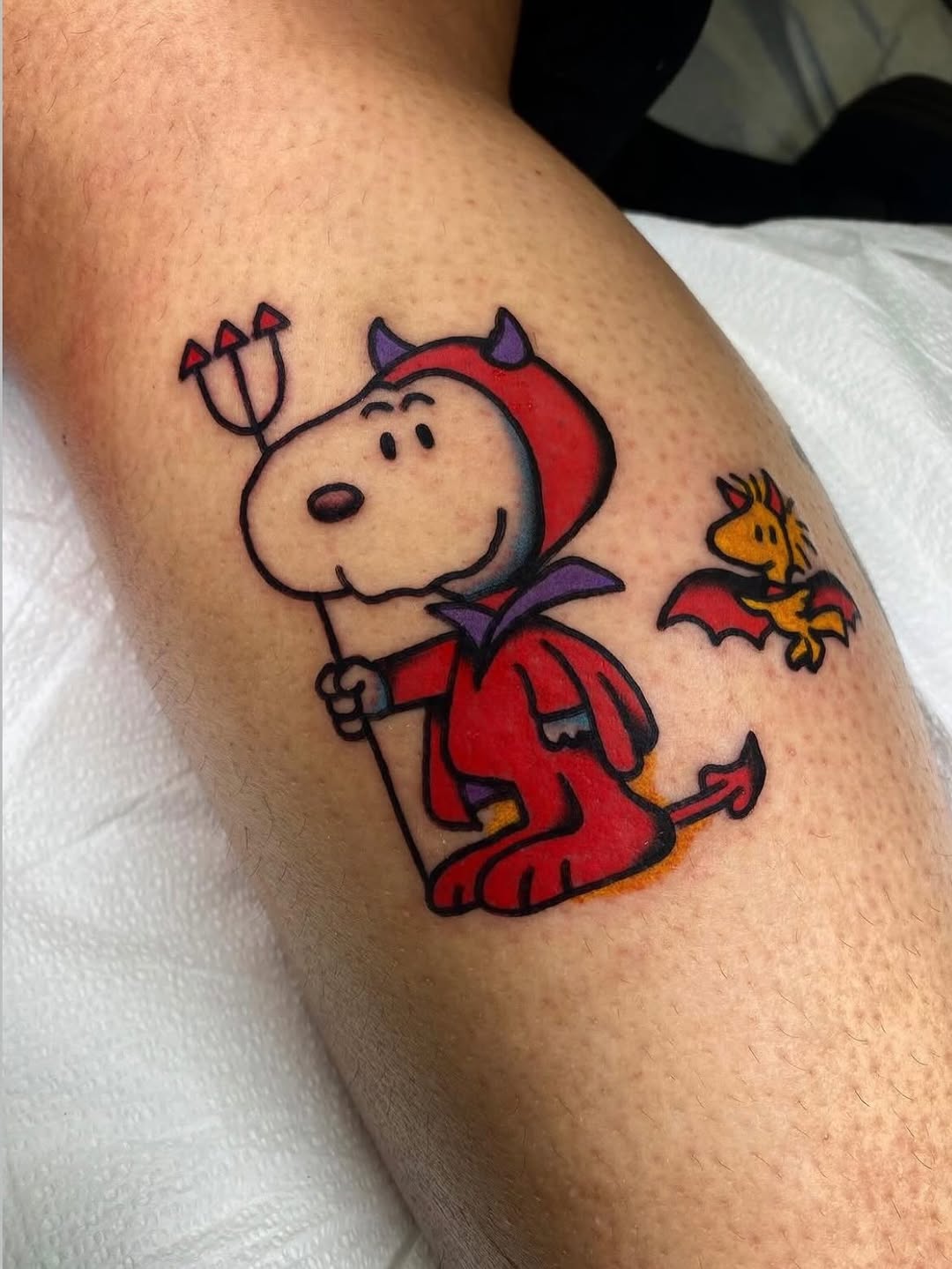Tattoo by @rubber_band_dan — american_traditional, illustrative