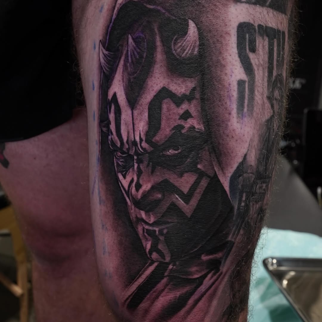 Tattoo by @satchmoe_art — realism, dark_realism
