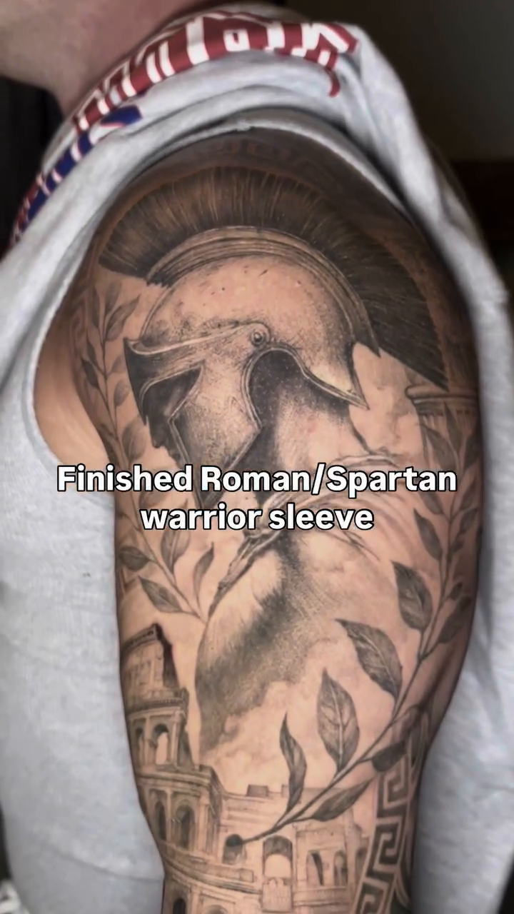 Tattoo by @domcalitattoo — black_and_grey, realism