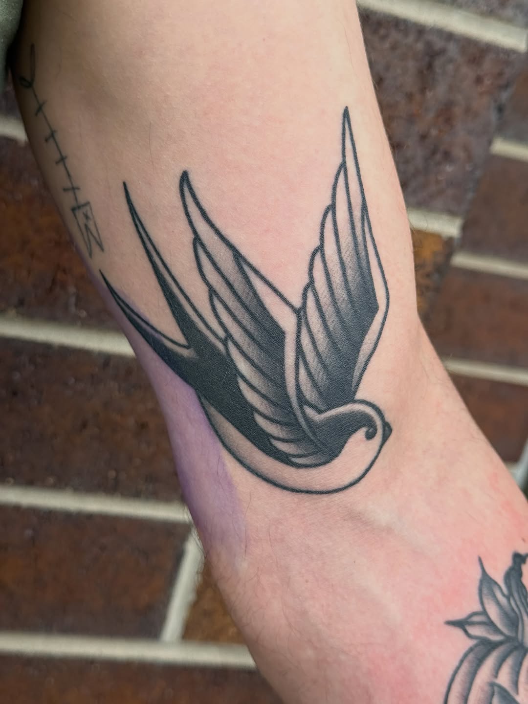Tattoo by @kelseylouistattoos — american_traditional, black_and_grey