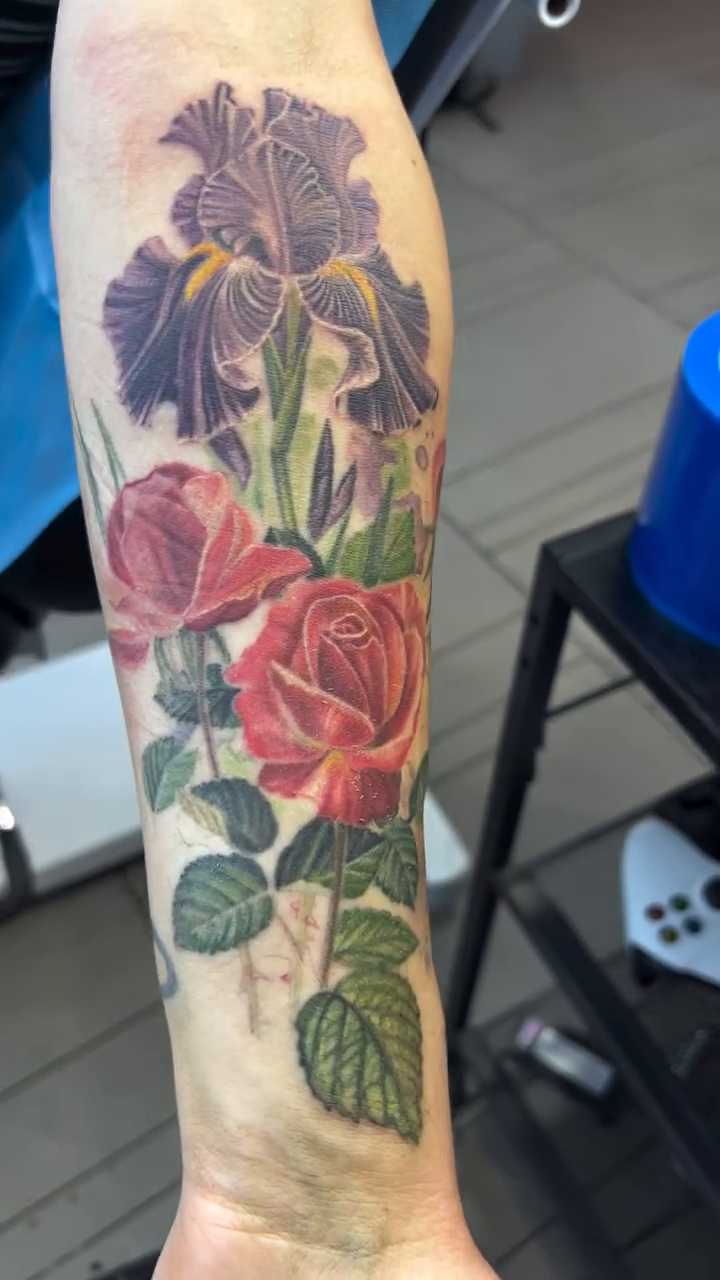 Tattoo by @stevepeacetattoos — illustrative, realism