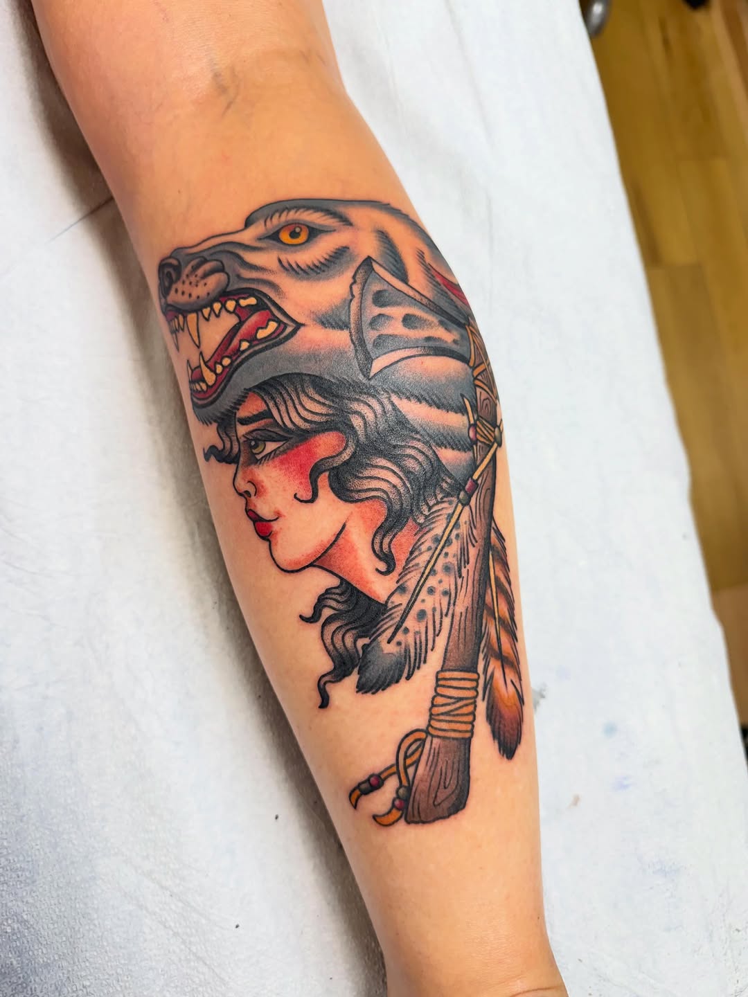Tattoo by @taylormade_tst — american_traditional, neo_traditional