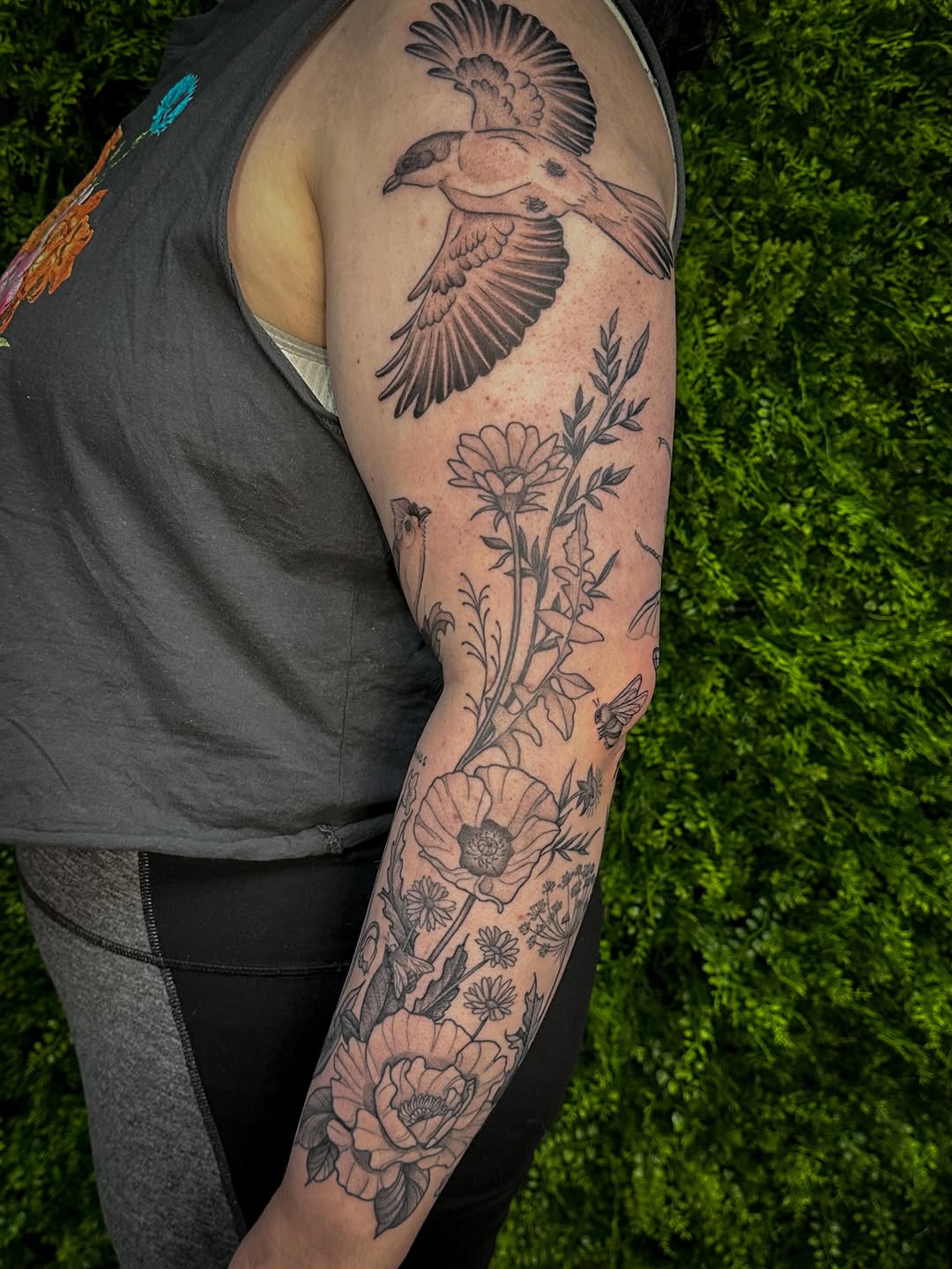 Tattoo by @rachtats — black_and_grey, realism