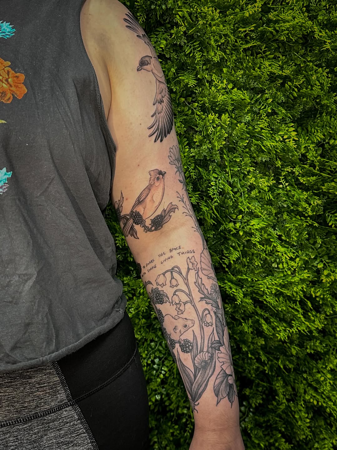 Tattoo by @rachtats — black_and_grey, realism