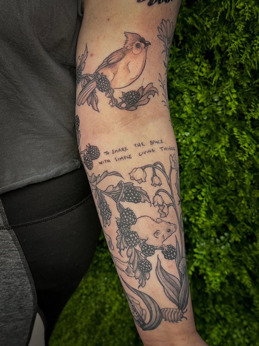 Tattoo by @rachtats — black_and_grey, realism