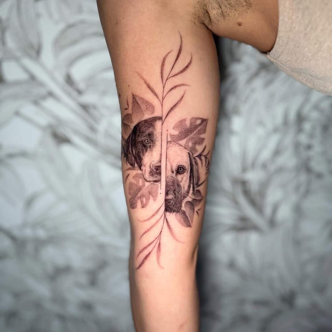 Tattoo by @la_passoire — realism, dotwork