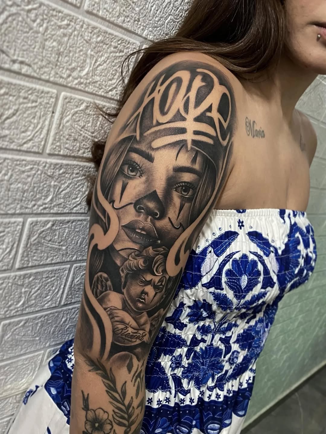 Tattoo by @xander.tatts β black_and_grey, illustrative
