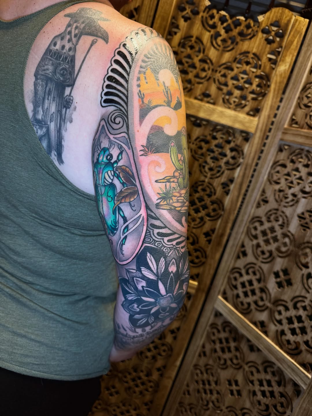 Tattoo by @keishanicole.tattoo β realism, black_and_grey