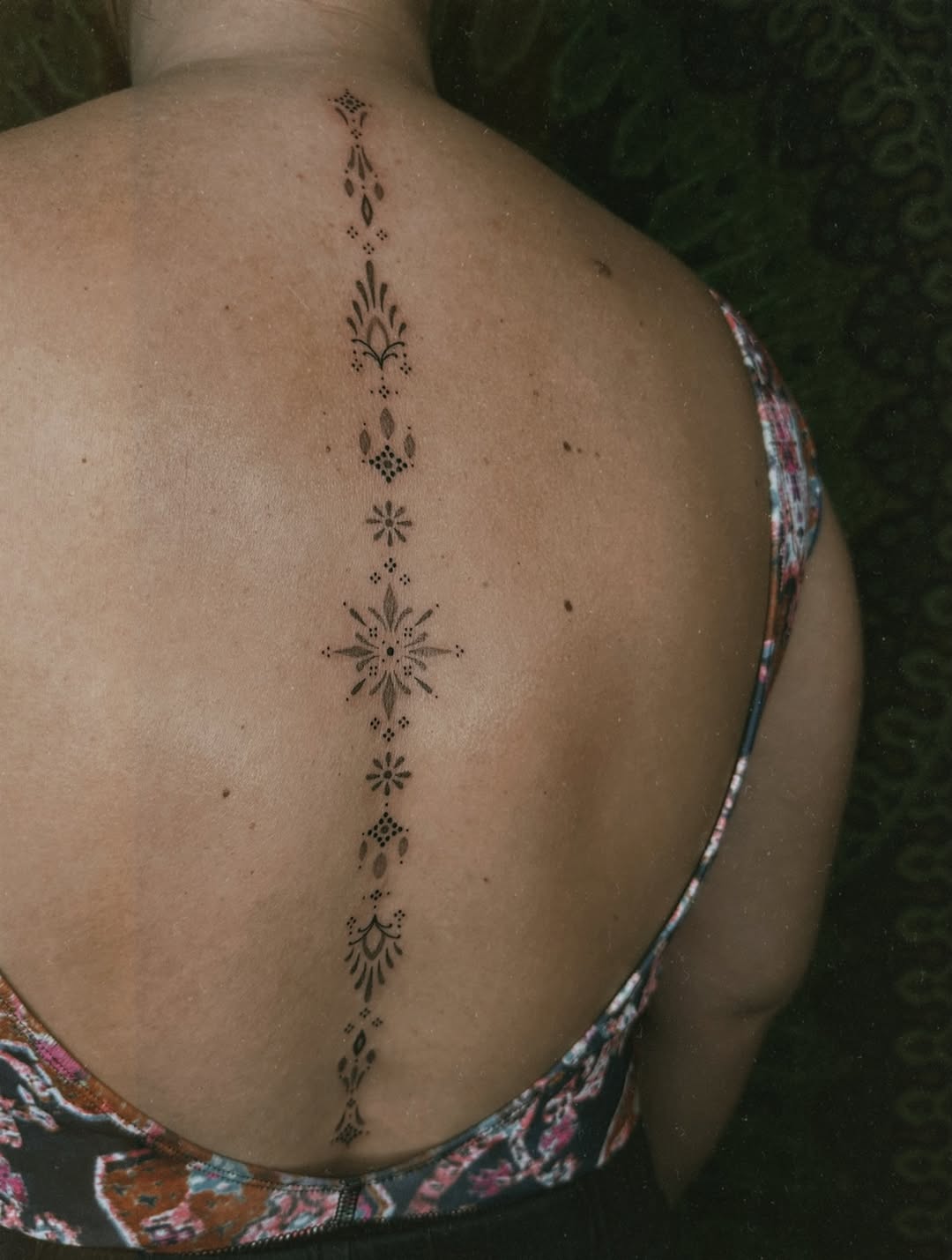 Tattoo by @mushrooomqueen β ornamental, dotwork