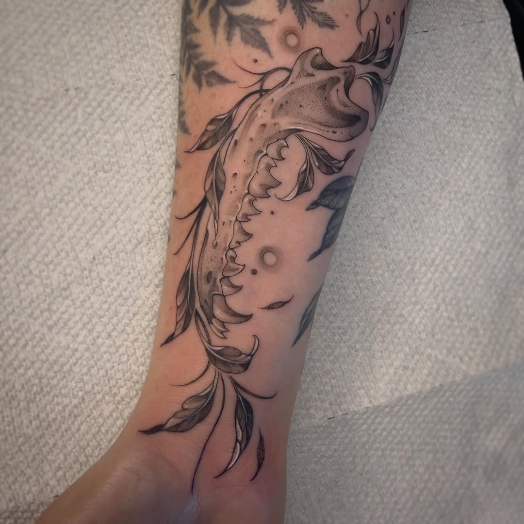 Tattoo by @mezzo.tattoo — black_and_grey, realism