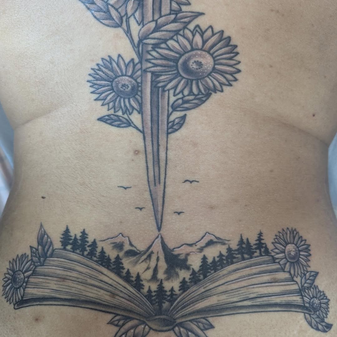 Tattoo by @electricpagan — black_and_grey, realism