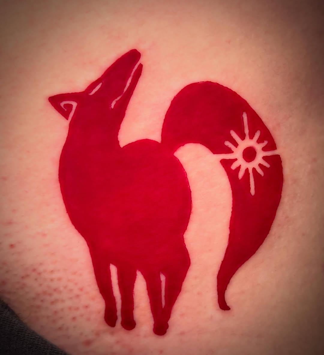 Tattoo by @massakremikeytattoos — blackwork