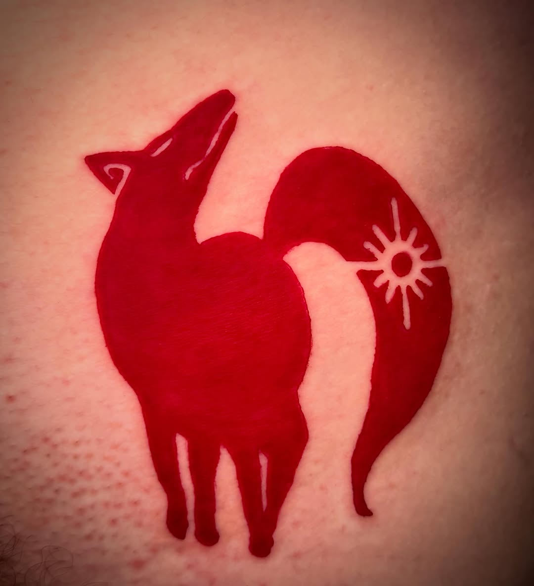 Tattoo by @massakremikeytattoos — blackwork