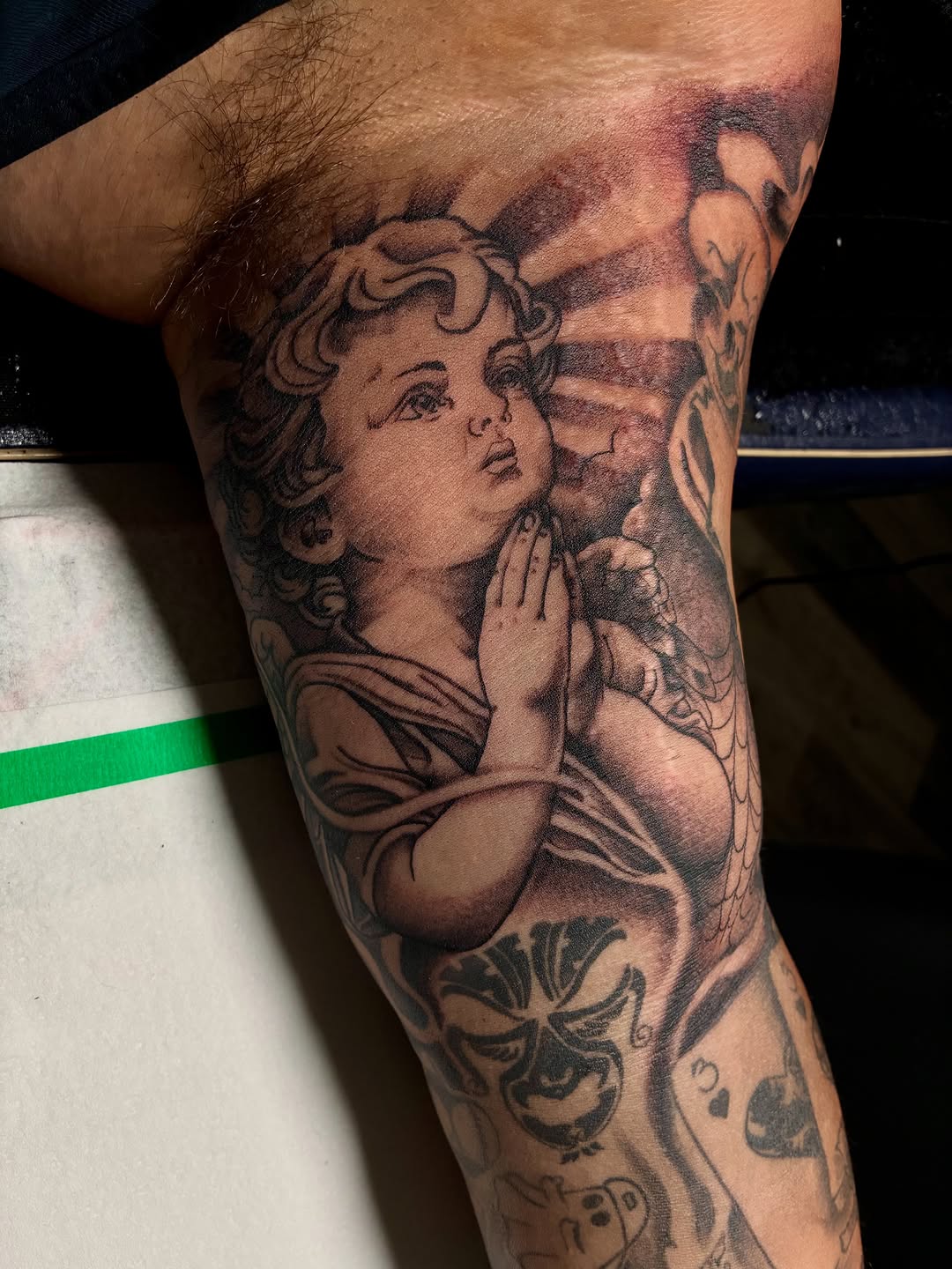 Tattoo by @_tattoosbynessa___ — realism, black_and_grey
