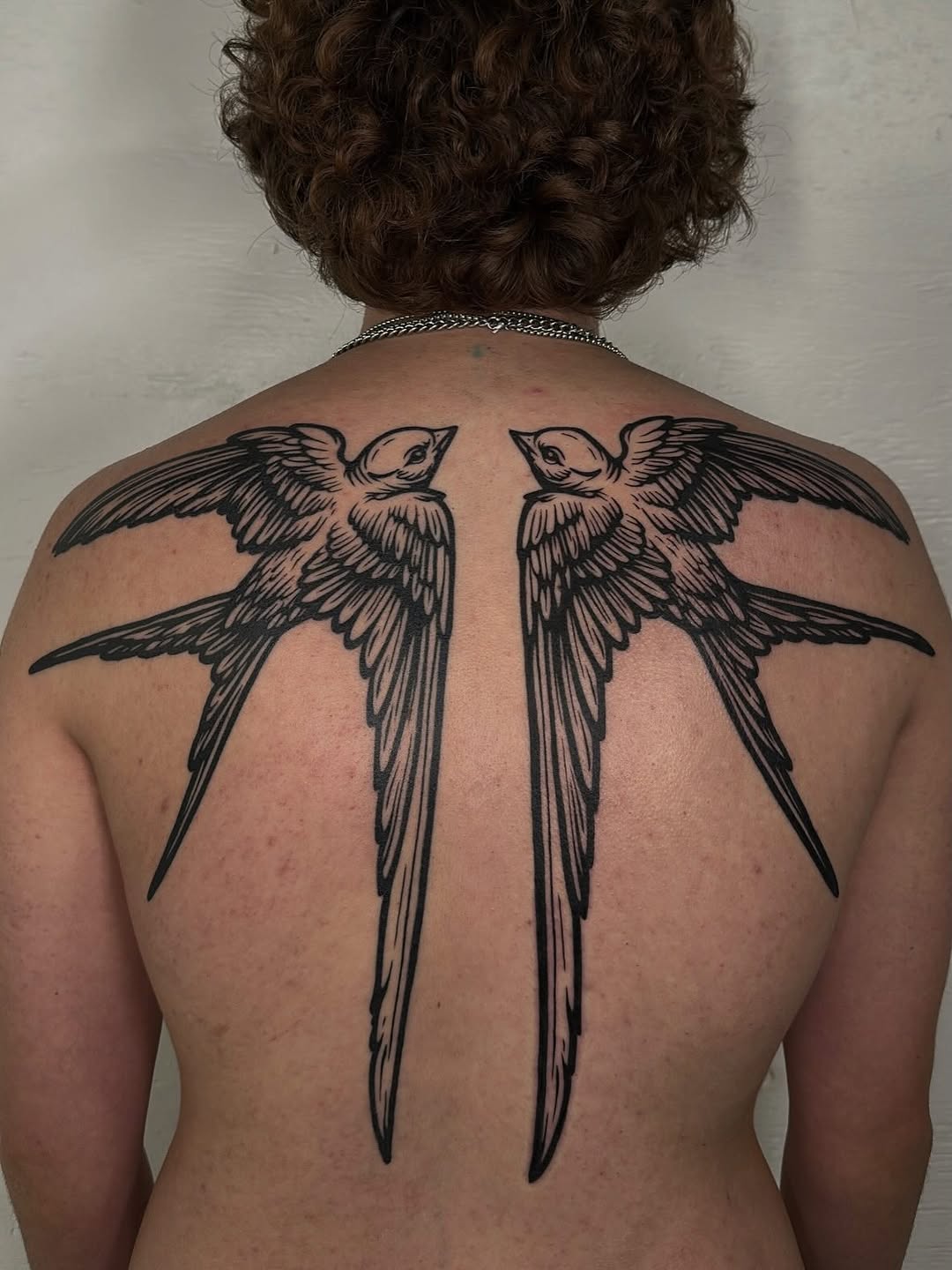 Tattoo by @ash.elrey — blackwork