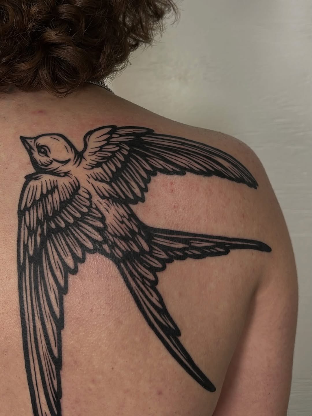Tattoo by @ash.elrey — blackwork