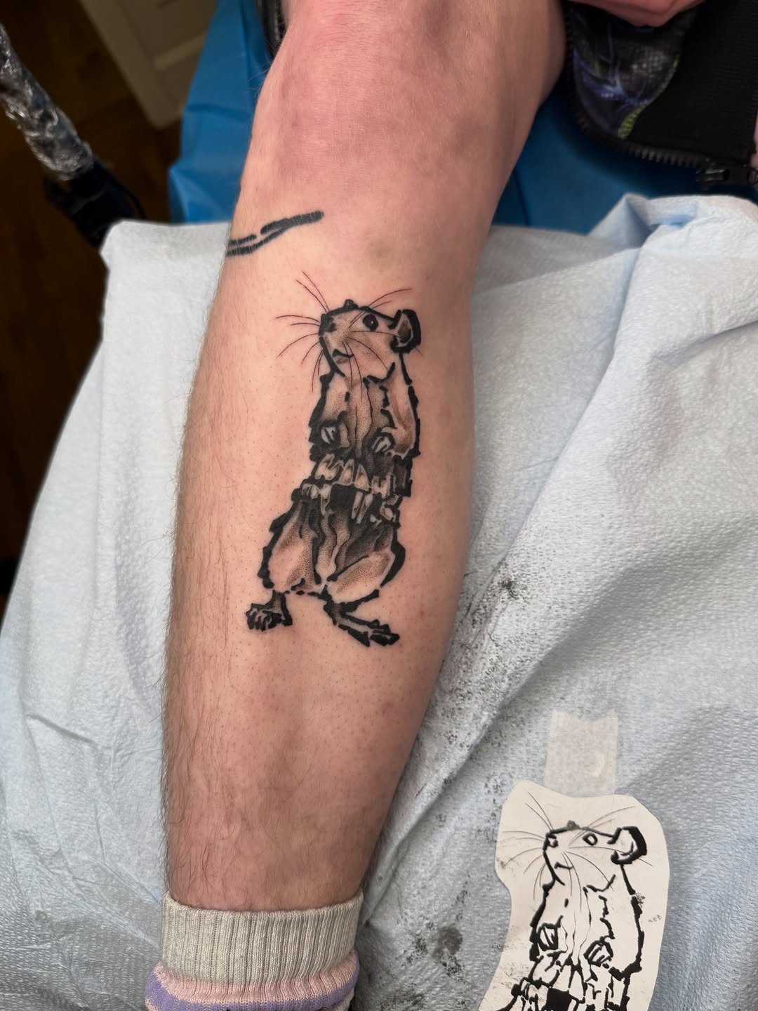Tattoo by @zink7_ — black_and_grey