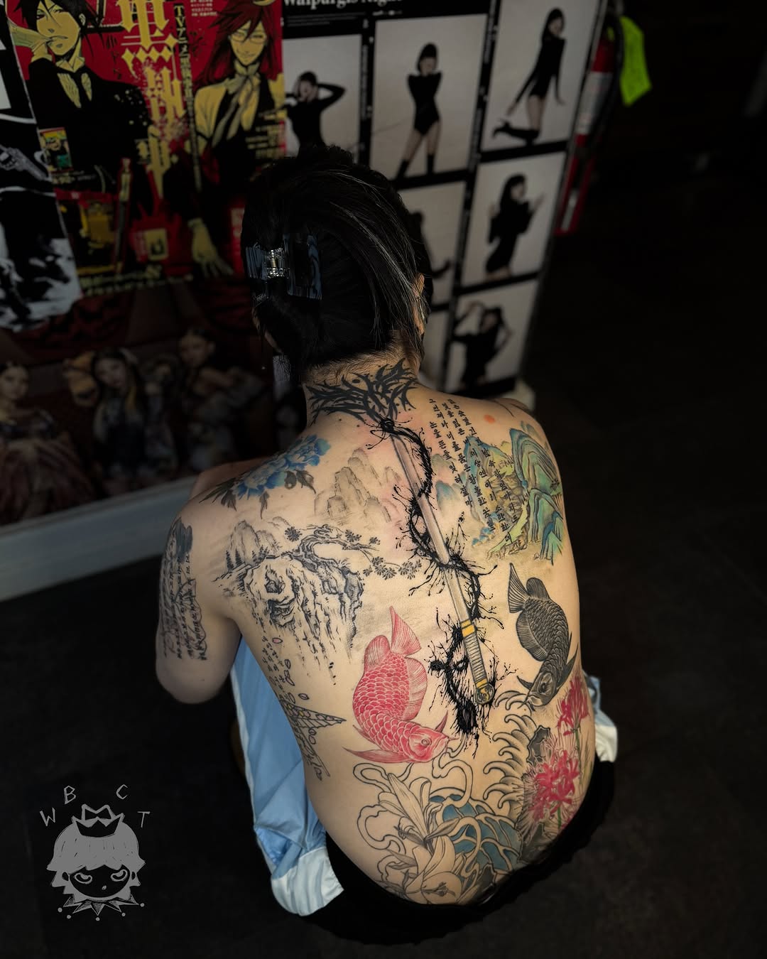 Tattoo by @wedbecutetattooed — japanese_irezumi, illustrative