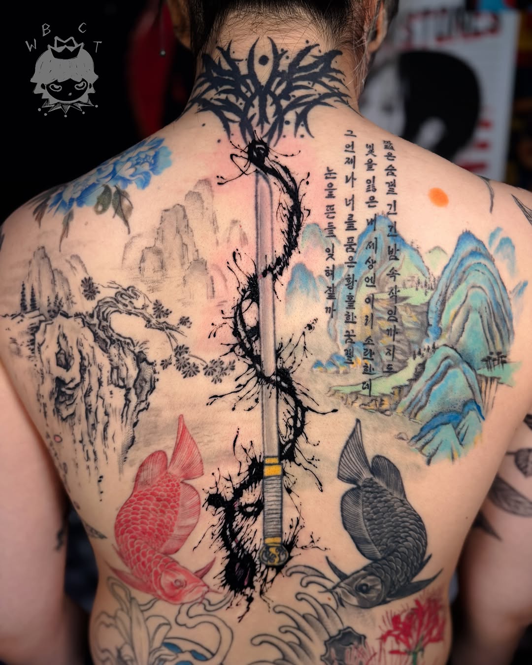 Tattoo by @wedbecutetattooed — illustrative, black_and_grey