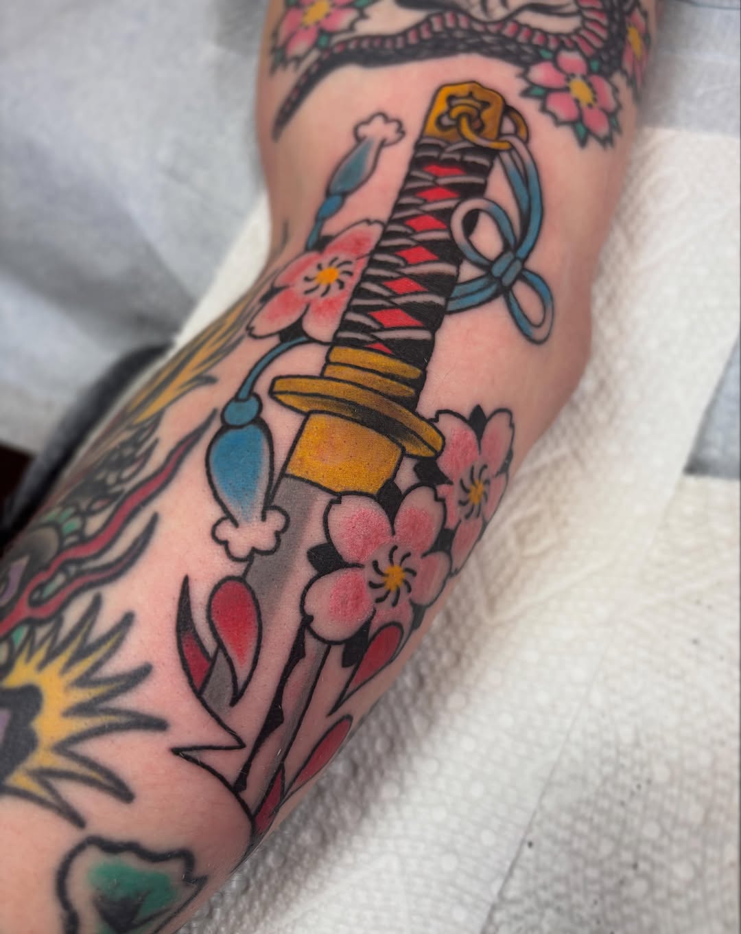 Tattoo by @daytonskuse — japanese_irezumi, american_traditional