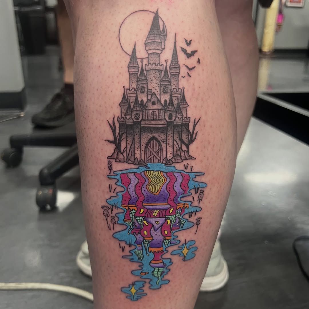 Tattoo by @meech.ink — illustrative, black_and_grey