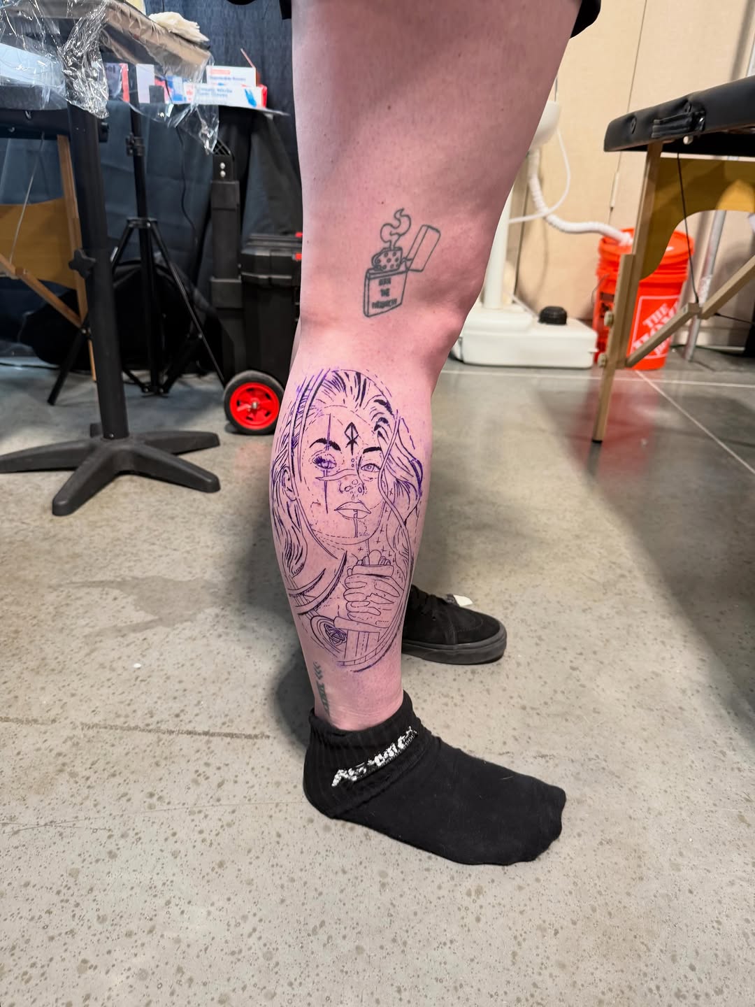 Tattoo by @unrendered_tattz — sketch