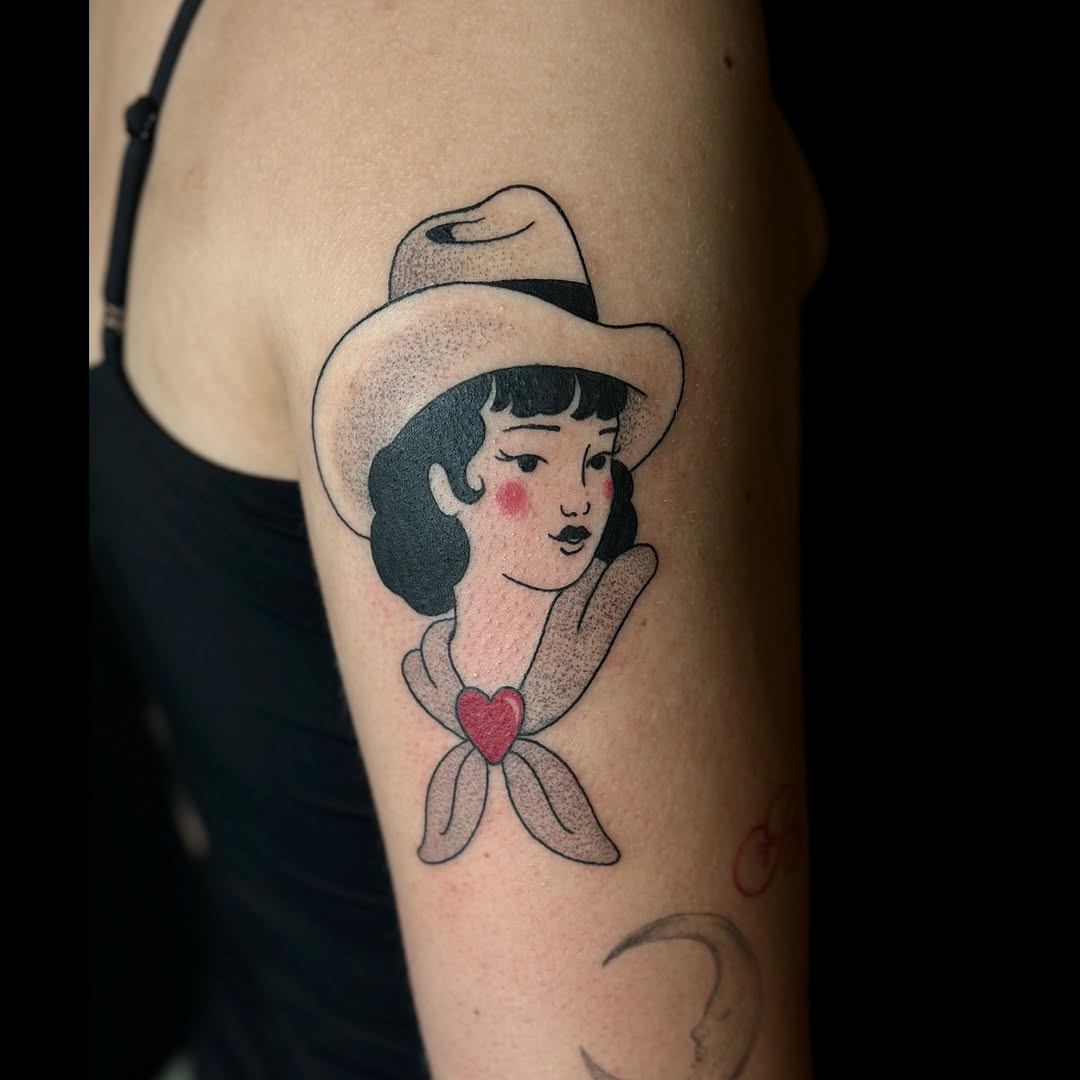 Tattoo by @treehuggertattoos — american_traditional, illustrative