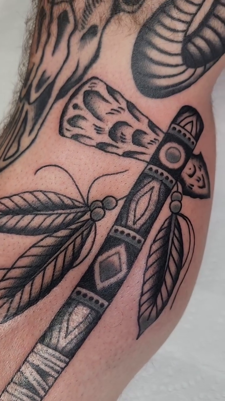 Tattoo by @adambarnestattooer β american_traditional