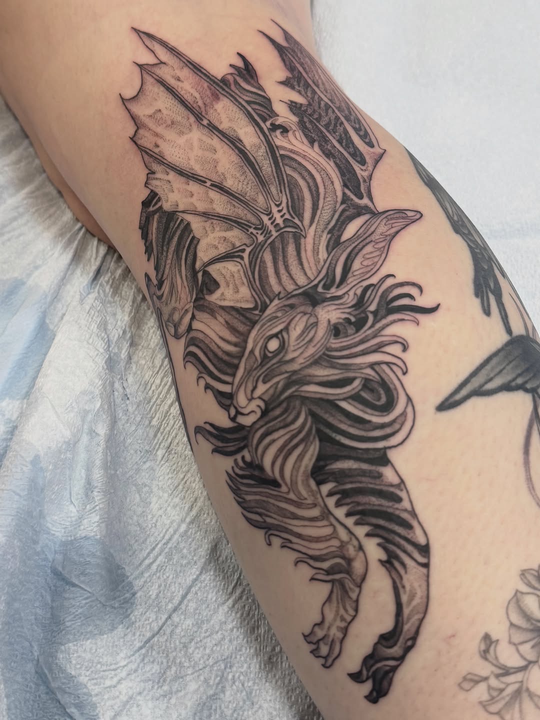 Tattoo by @needlerelic_tattoo — dark_realism