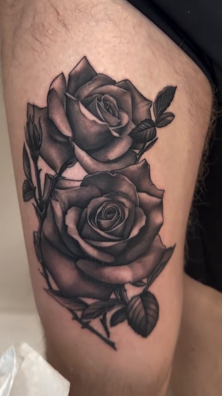 Tattoo by @delaneyink — realism, black_and_grey