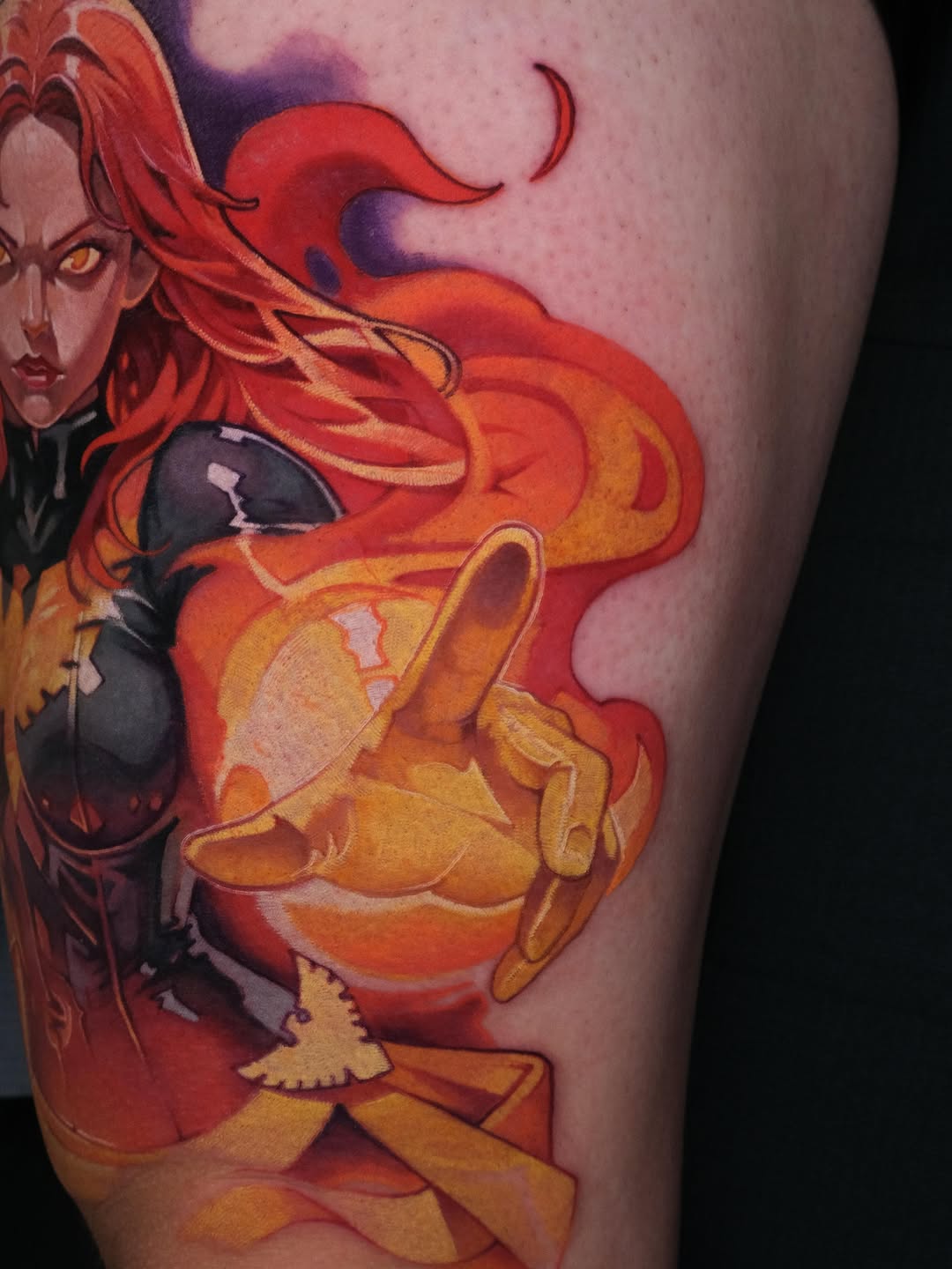 Tattoo by @delai_dzen — realism, anime