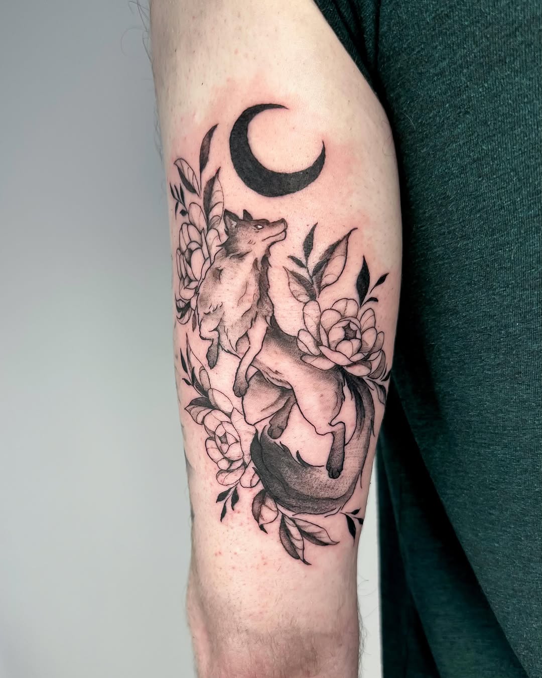 Tattoo by @dreamboy.ink — illustrative, black_and_grey