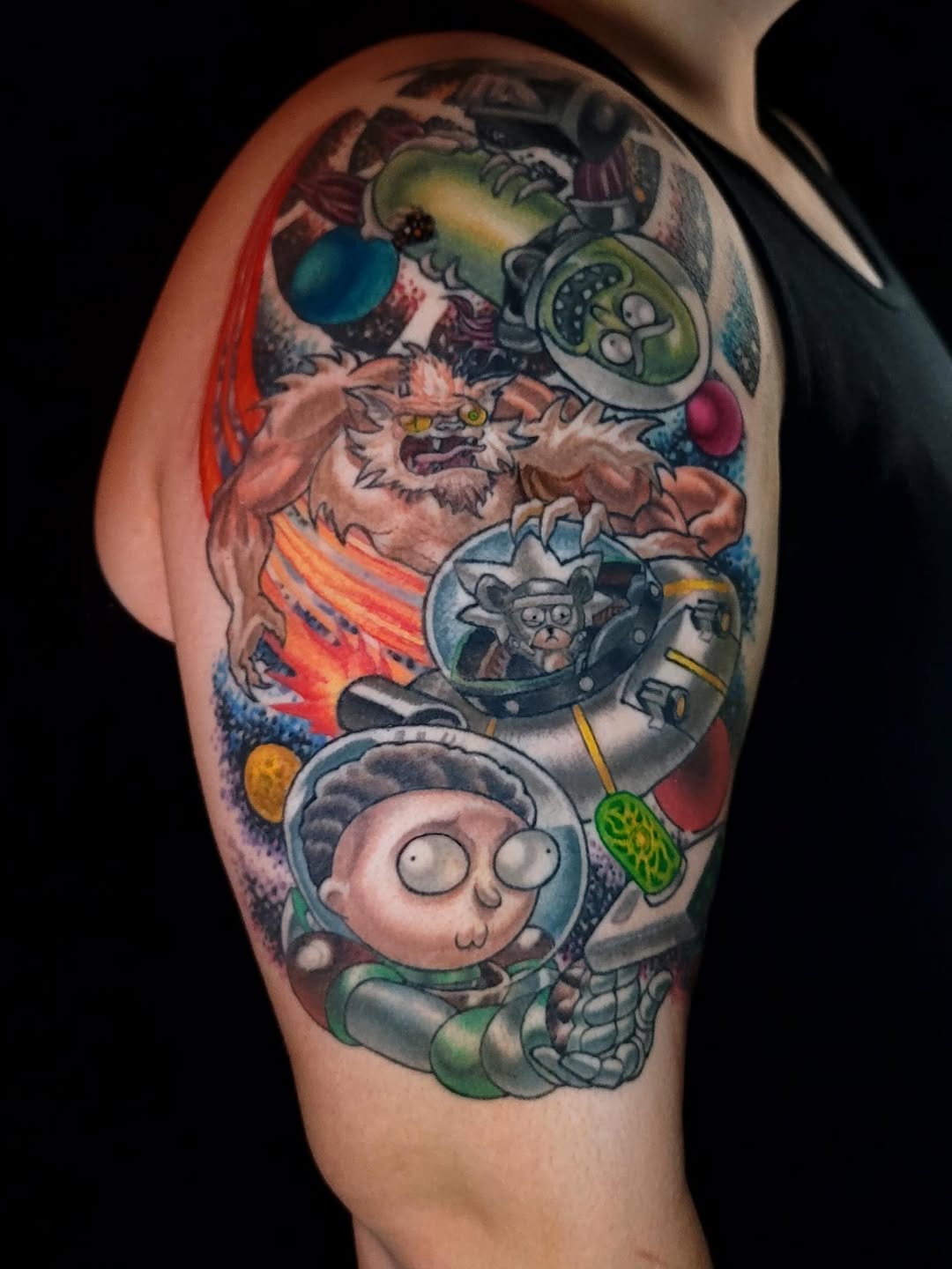 Tattoo by @flacomartinez13 — new_school, anime