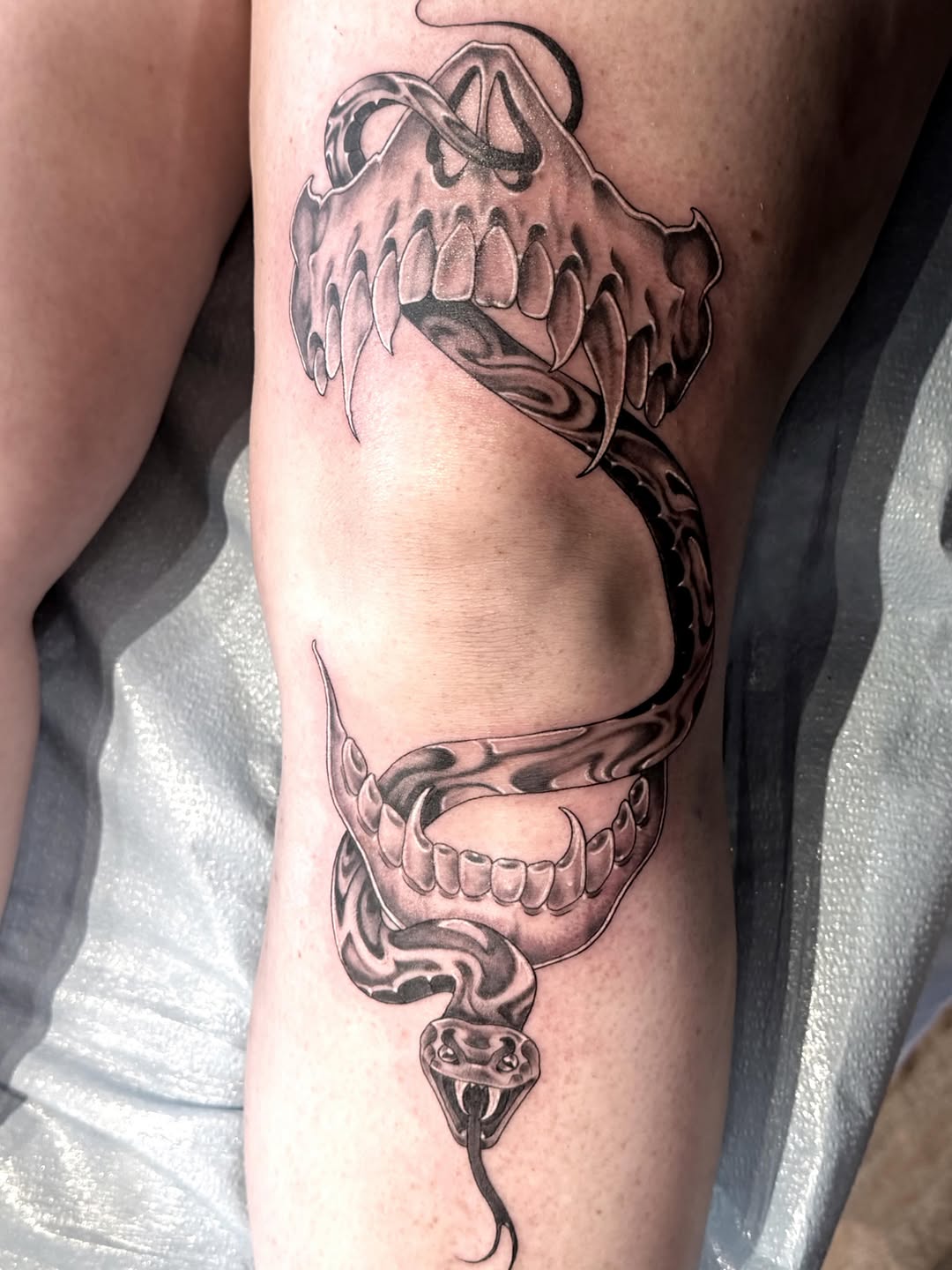 Tattoo by @heathersyvilla — realism, black_and_grey