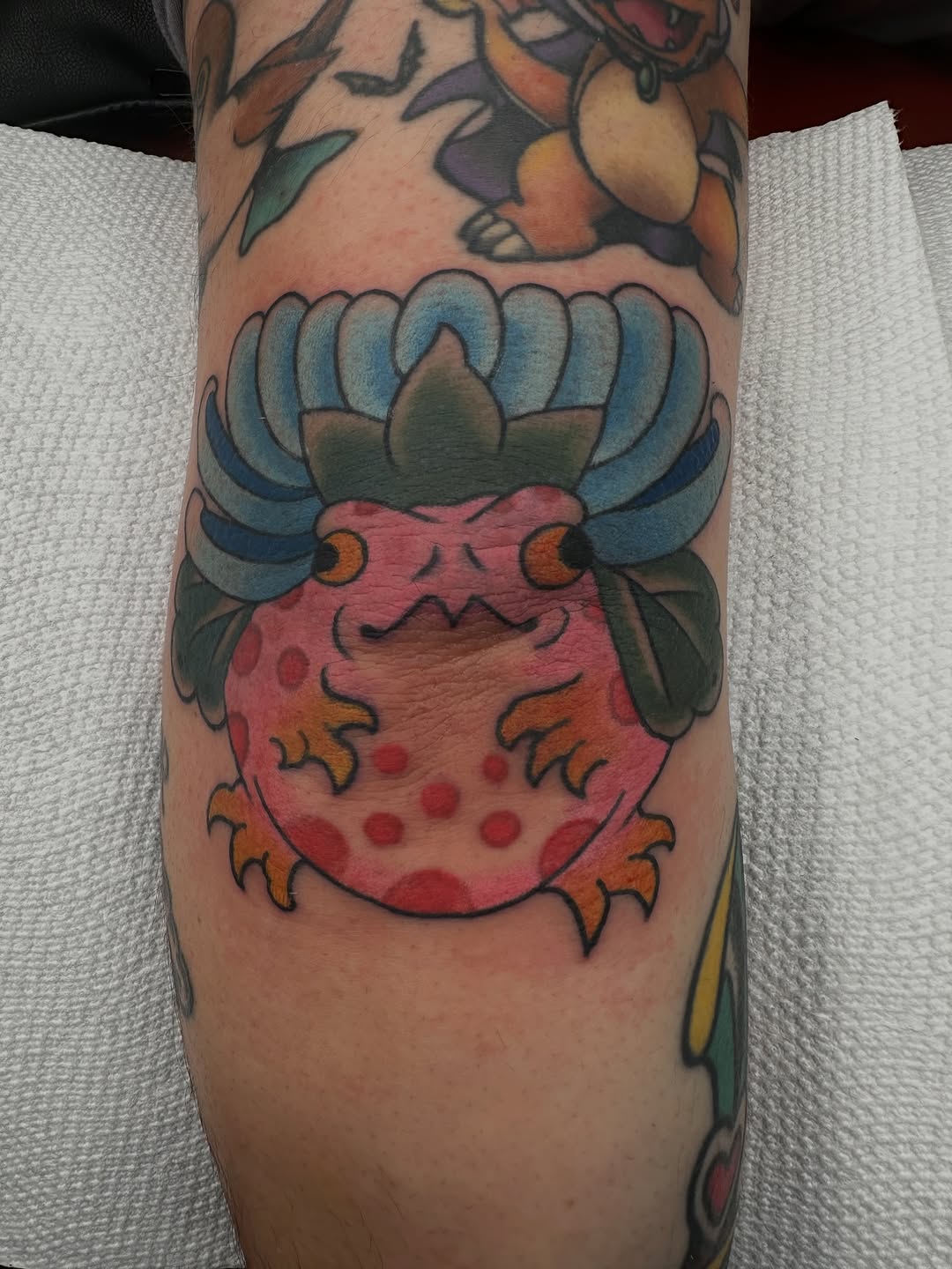 Tattoo by @sean.foxthorn.tattoo — anime, illustrative