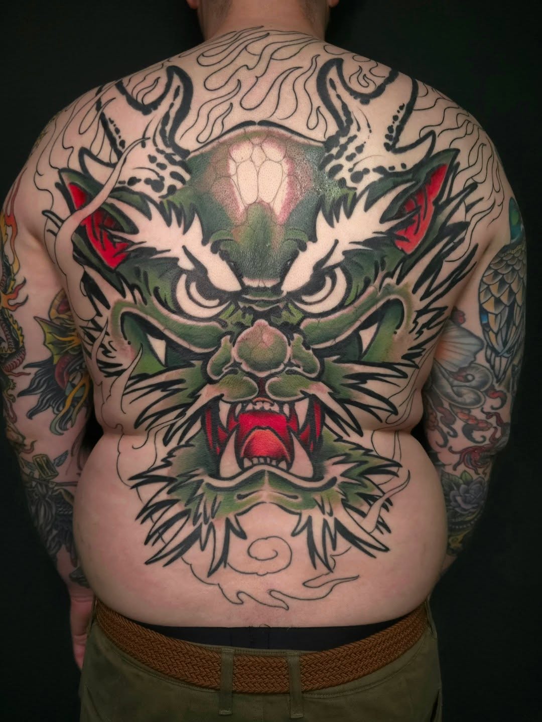 Tattoo by @jballardtattoos — japanese_irezumi, black_and_grey