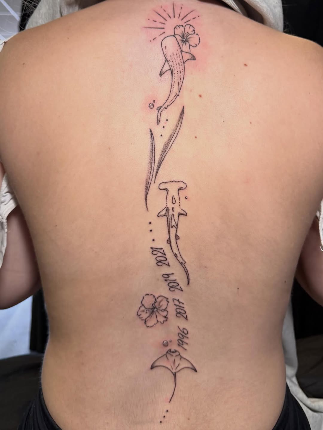 Tattoo by @sin_sidney_tatts — illustrative, fine_line