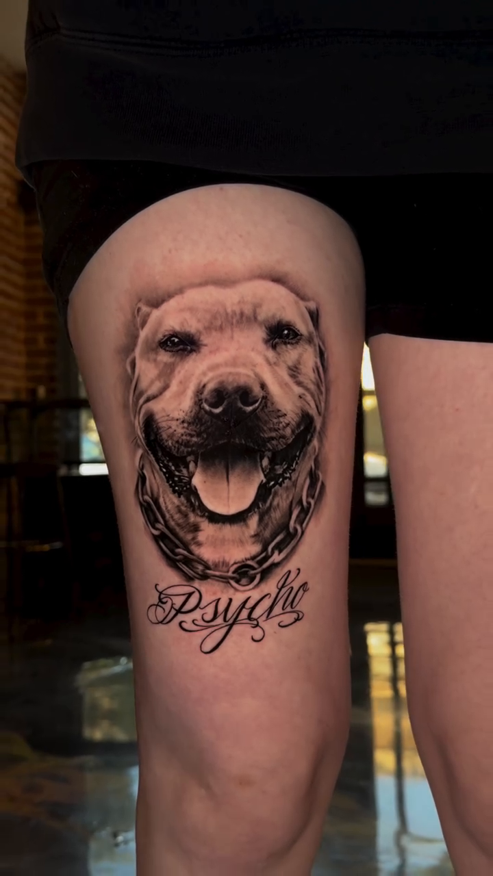 Tattoo by @anheartistxo — realism, black_and_grey