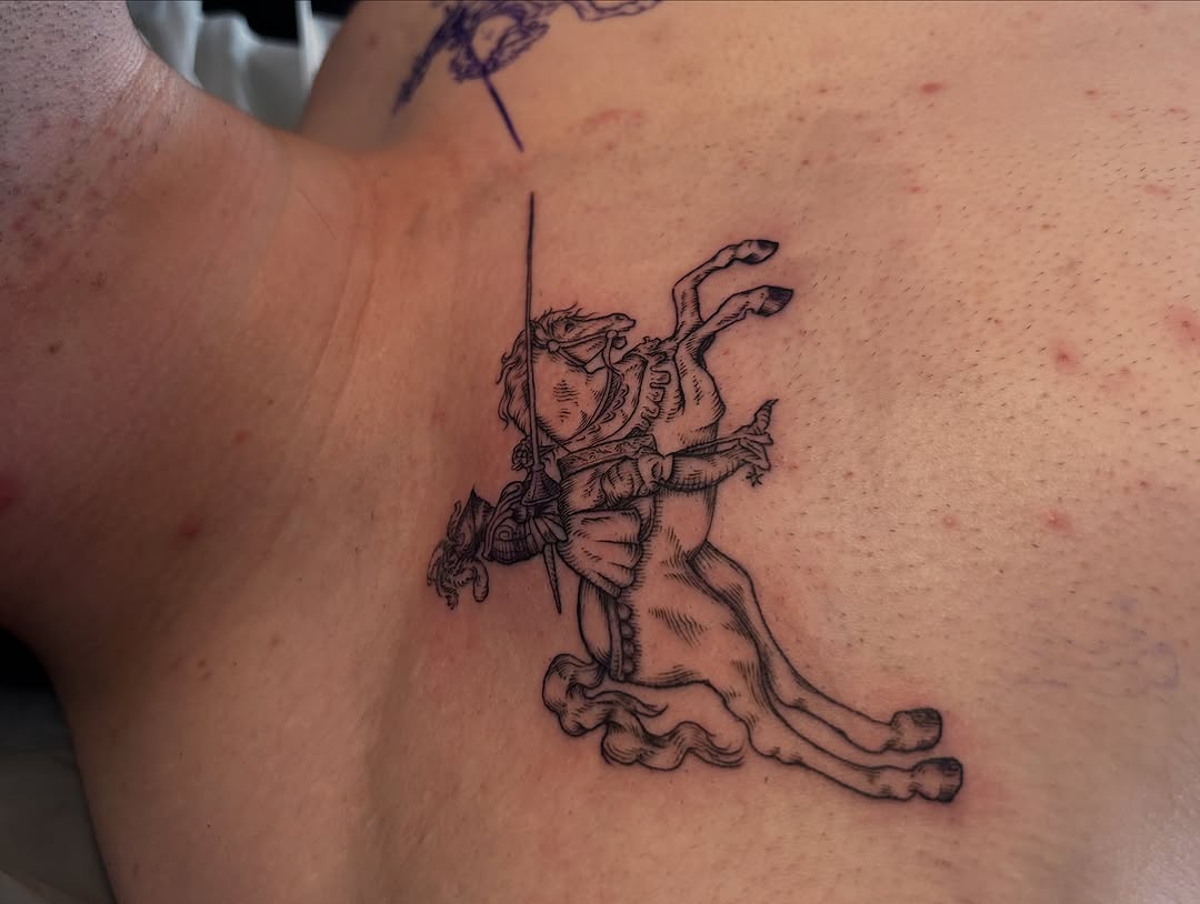 Tattoo by @kingbytradeink — fine_line