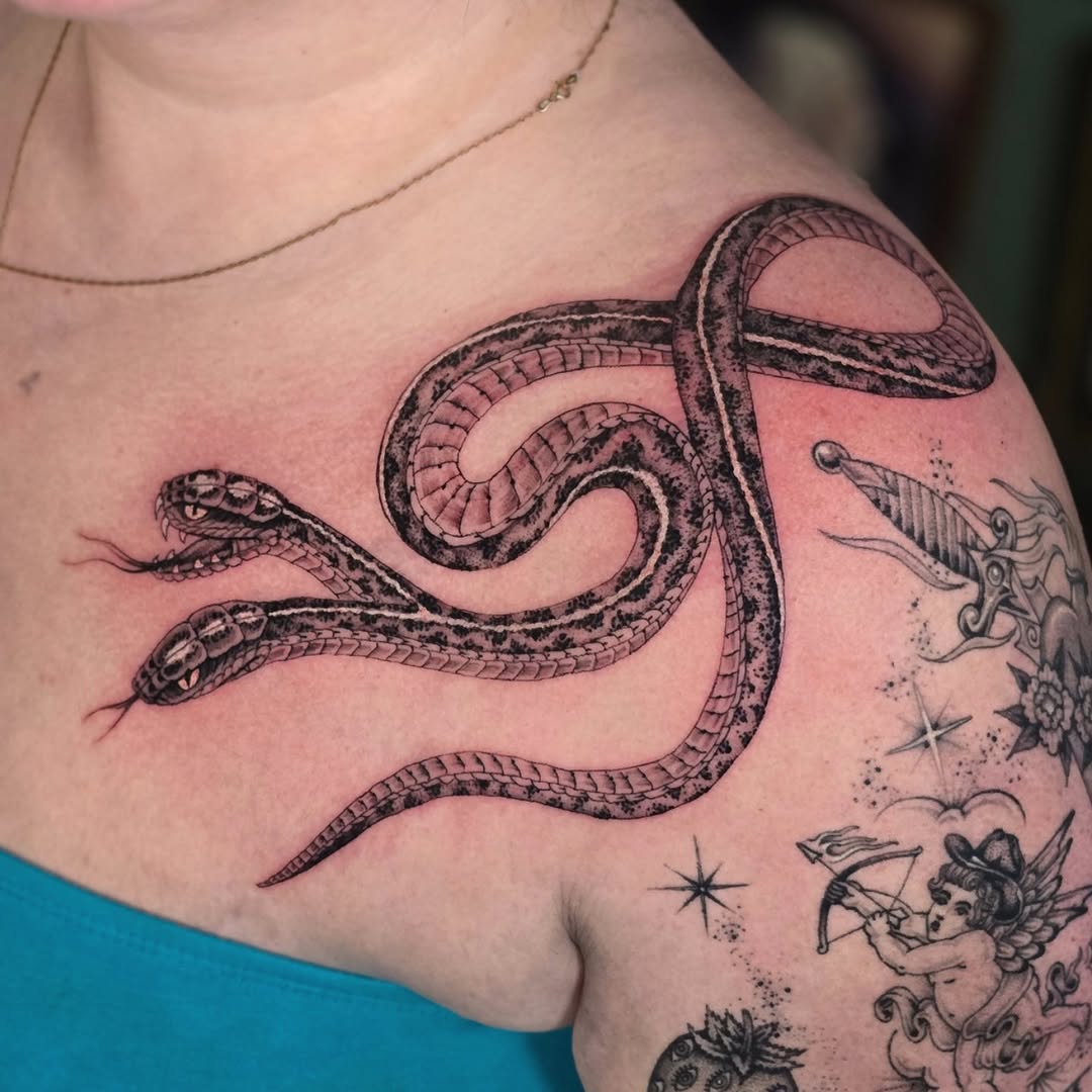 Tattoo by @aarondor — realism, black_and_grey